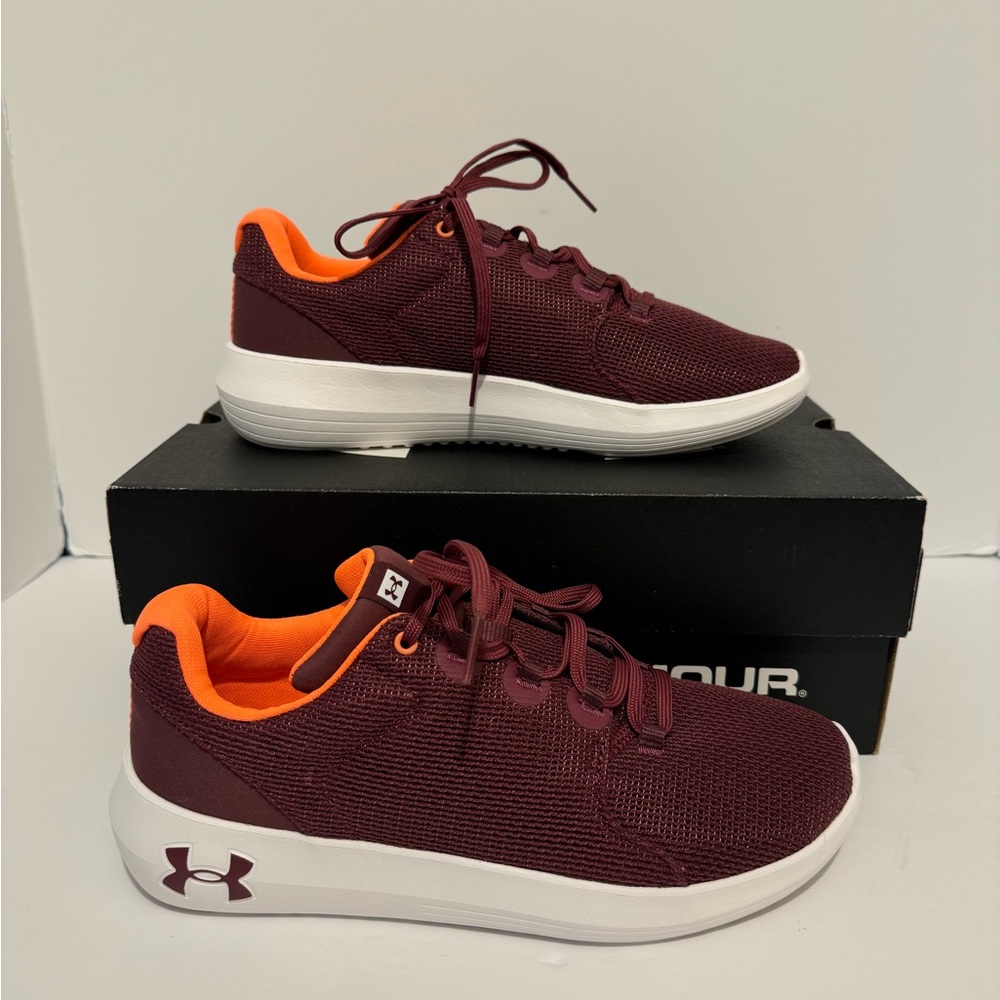 Under Armour Women's Ripple 2.0 Sneaker Size 9 Level Purple & White NWT